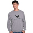 thumbnail image 5 of US Air Force Military Wings Symbol Long Sleeve TShirt Men Women Brisco Brands S, 5 of 6