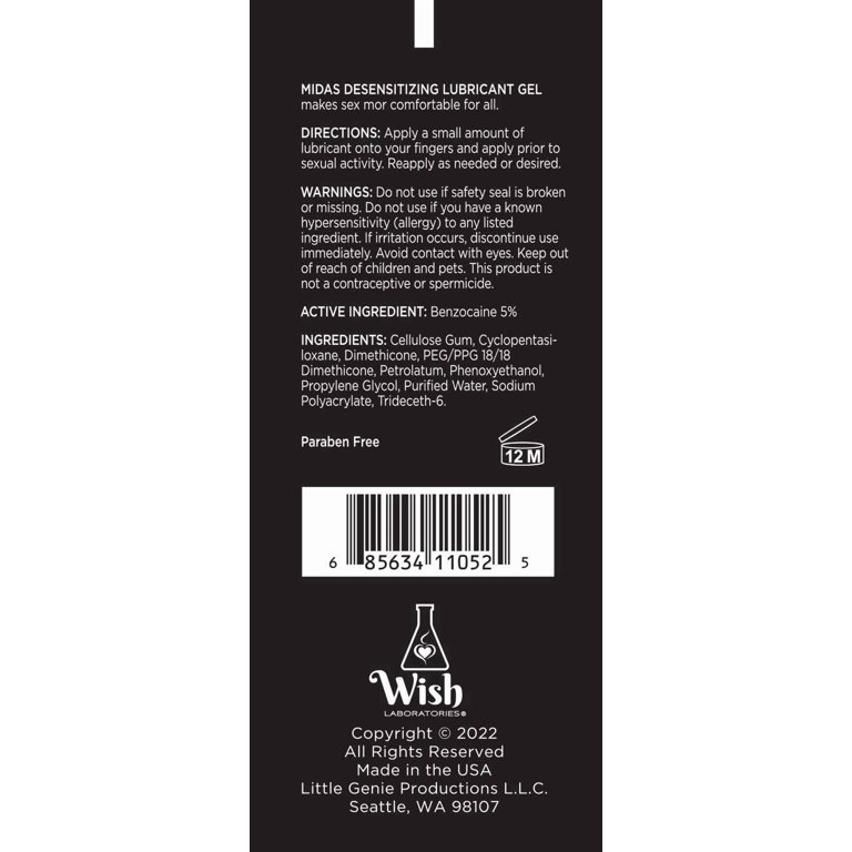 Midas Desensitizing Lube 2oz