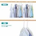 thumbnail image 5 of 8 Pack Plastic Space Saving Hangers, Multi-Port Closet Organizer Hooks, Wardrobe Storage for Shirts, Pants, Dresses, Heavy Duty Closet Accessories, 5 of 9