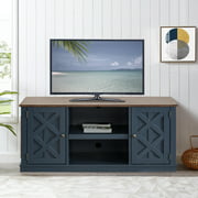 FESTIVO 54 in. Navy TV Stand for TVs up to 60 in.