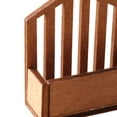 thumbnail image 6 of Kokiya 1:12 Mini Wooden Storage Basket Model Home Decor Doll Accessories Decoration Brown, 6 of 7