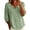 Green, variant on Ussuma V-Neck Long Sleeve Women's Top Solid Color Pure Cotton with Button Vintage Tops Summer Fashion Fashion Comfortable Outdoor Photography Outdoor Date M Pink
