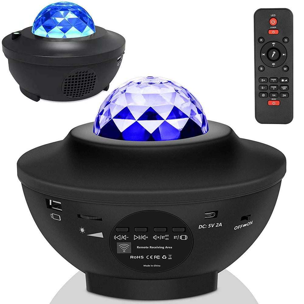 Bluetooth LED Galaxy Starry Night Light Projector Speaker Ocean Star Sky Party 