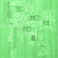 thumbnail image 1 of Ahgly Company Indoor Square Abstract Emerald Green Contemporary Area Rugs, 8' Square, 1 of 4