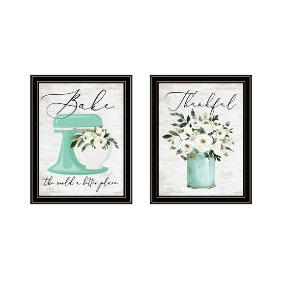 Trendy Decor 4U "A Better Batter" Framed Wall Art for Living Room, Wall Art Print for Home Decor, Bedroom Wall Art by Lettered & Lined