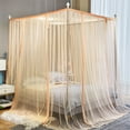thumbnail image 4 of Christmas Saving Clearance! Sruiluo Mosquito Net Large Mosquito Net Bedroom Curtain Suitable For All Cribs And King-Size Beds Aesthetic Decor for Home Room Bathroom Bedroom, White, 83 x 75 x 95, 4 of 6