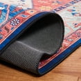 thumbnail image 6 of SAFAVIEH Tucson Barrfind Traditional Machine Washable Runner, 2'6" x 8', Rust/Blue, 6 of 9