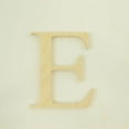 thumbnail image 1 of Package of 1, 8 Inch X 1" Thickness Baltic Birch Wood Letter "E" in The Times New Roman Font | Thick | Upper Case for Art & Craft Project, Made in USA, 1 of 1