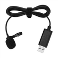 thumbnail image 2 of Universal USB Microphone Lavalier Microphone Clip-on Computer Mic Plug and Play Omnidirectional Mic,1* Lavalier microphone,Black, 2 of 8