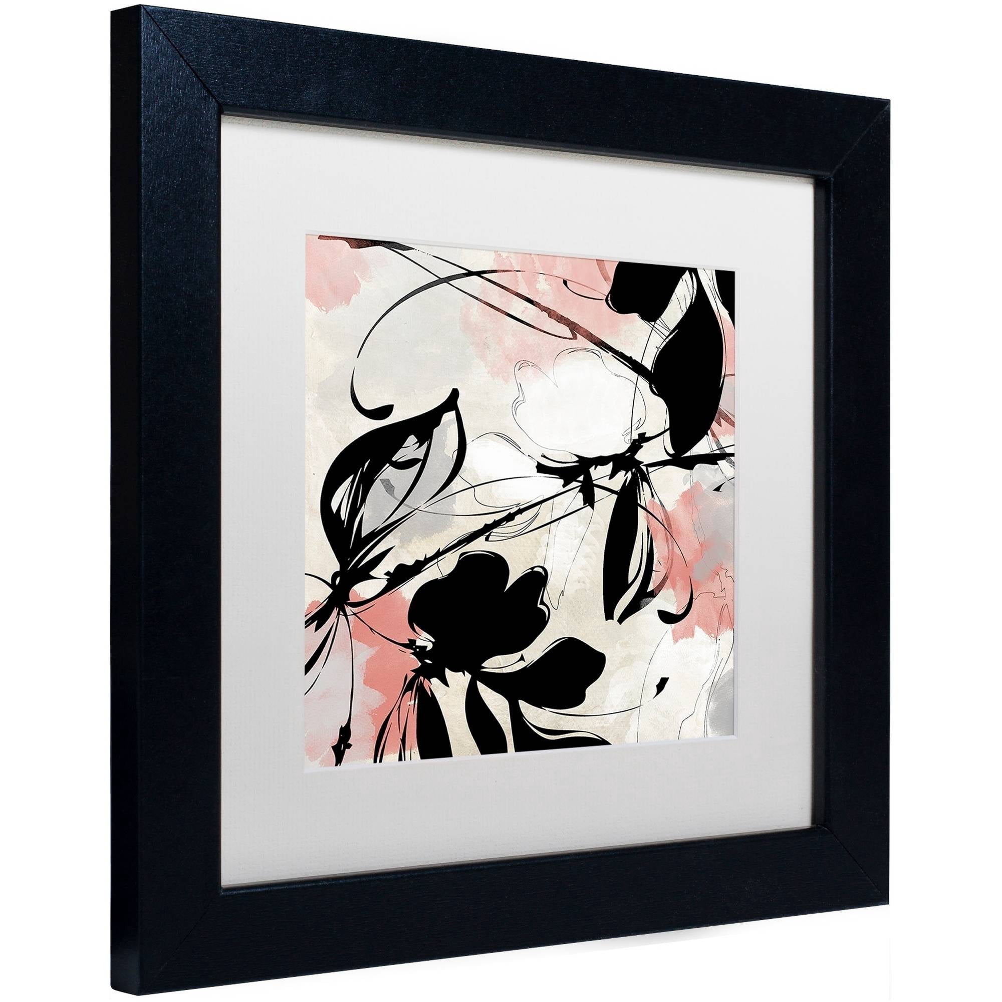Trademark Fine Art "Manifesto with Coral" Canvas Art by Color Bakery White Matte, Black Frame