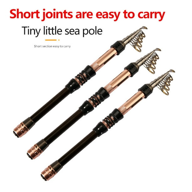 2.3 /2.1 Meters Fishing Pole Carbon Portable Mini Sea Fishing Rods Fishing  Accessories 