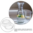 thumbnail image 3 of WRISTBIQUE 2Pcs Water Pitcher Lid Replacement Glass Cover with Wear Resistant Silicone for Jug, 3 of 6