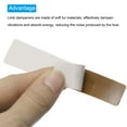 thumbnail image 4 of Archery Recurve Bow Limbs Dampener, Adhesive Fur Bowstring Groove Shock Absorber, Brown, 4 of 5