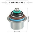 thumbnail image 5 of Unique Bargains Fuel Injection Pressure Regulator for Chrysler Cirrus 2000 Metal No.5003870AA Silver Tone, 5 of 7