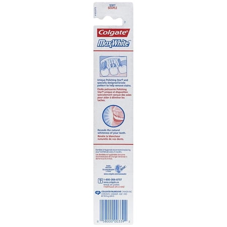 Colgate Maxwhite Toothbrush Soft  1 Count (Pack of 3)