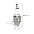 thumbnail image 2 of Uxcell BPM6A Spark Plug 3 Electrode for Generator Lawnmower Tractor Mini Bikes, 2 of 5