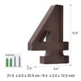 thumbnail image 2 of Tomfeel Número de corcho "0-9" y "&" Numeral Arte de la Pared Caja de Corcho Montado en la Pared Col Tomshoo Número Corcho Titular, 2 of 7