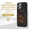 thumbnail image 2 of Case Yard Wooden Case for iPhone-11-Pro Soft TPU Silicone cover Slim Fit Shockproof Wood Protective Phone Cover for Girls Boys Men and Women Supports Wireless Charging Time Magazine Design, 2 of 7
