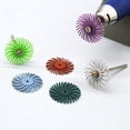 thumbnail image 5 of Juego de 16 cepillos abrasivos con cerdas radiales y disco de pulido mixto con 4 mandriles para herramienta rotativa, 5 of 5