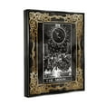 thumbnail image 4 of Stupell Industries Patterned Moon Tarot Landscape Painting Black Floater Framed Canvas Art Print Wall Art, 25 x 31, 4 of 10