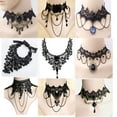 thumbnail image 2 of DESIGNICE 2Pcs Gothic Jewelry,Red Blood Drop Gothic,Gothic Punk Look Goth Accessories, 2 of 4