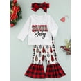 thumbnail image 4 of goowrom Girls Christmas Set Letter Flared with Headband, 4 of 9