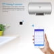 thumbnail image 4 of Interruptores inteligentes para calentador de agua, control remoto por voz con wifi, 20 A, panel de pared para el hogar, controlador de temporizador de caldera táctil compatible con Amazon, 4 of 5