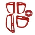 thumbnail image 1 of Cubierta de trim de la salida de aire acondicionado para Dodge Challenger 2015-2024 Consola Central (Centro Frontal Izquierda Derecha) Rojo 1 Juego, 1 of 6