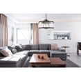 thumbnail image 4 of Chelsea 8 light Matte Black Chandelier Clear Royal Cut Crystal, 4 of 9