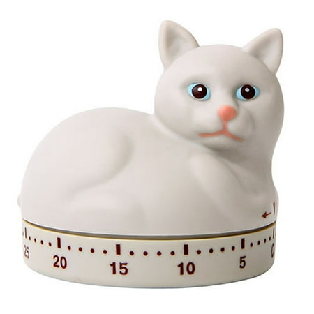 

Kitchen Timer Cute Cat Figure Clocks Countdown Alarm Timer Baking Cooking Learning Work Time Timer Portable Cooking Aid