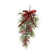 thumbnail image 4 of Guirnalda navideña con forma de lágrima, corona para puerta principal, arreglo navideño, guirnalda artificial para fiestas, bodas, interiores y, 4 of 9