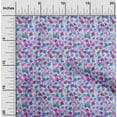 thumbnail image 1 of oneOone Silk Tabby Medium Blue2 Fabric Watercolor Floral Sewing Fabric By The Yard Printed Diy Clothing Sewing Supplies 42 Inch Wide, 1 of 4