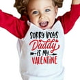 thumbnail image 5 of Otqutp 2025 Kids Baby Valentine's Day Long Sleeve T Shirt Toddler Girls Boys Letter Heart Print Blouse Valentine Oversized Crewneck Tee Tops(Red-1,5-6 Years), 5 of 5