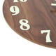 thumbnail image 4 of Relojes operados con reloj de pared de madera con función de luz nocturna de 2x 12 pulgadas ER, 4 of 5