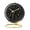 Black, variant on Analog Alarm Clock Bedside Silent 3.5-Inch Metal Desktop Clock with Luminous Hands, Backlight and Quartz Movement for Nightstand Modern Design Black