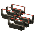 thumbnail image 1 of Zoomtoner Compatible for Star-Micronics MP 500 STAR RC200BR Ribbons 6-PACK Black / Red, 1 of 1