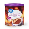 Great Value Milk Chocolate Hot Cocoa Mix 27 oz Canister with Real Cocoa ...