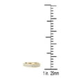 thumbnail image 2 of AoneJewelry 10K Diamond Milgrained Prong Set Wedding Band In Solid Rose, White & Yellow Gold ( 0.40 Carats ), 2 of 5