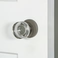 thumbnail image 2 of Viaggio 624638 Circolo Solid Brass Non-Turning One-Sided Dummy Door Knob - Black, 2 of 7