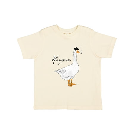

Inktastic French Goose says Honque! Gift Toddler Boy or Toddler Girl T-Shirt