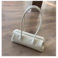 thumbnail image 2 of Cowhide Leather Women Doctor Baguette Bag, Shoulder Underarm Bag, Smooth Texture, 2 of 4
