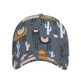 thumbnail image 2 of Fotbe Llama And Cactus Baseball Cap, Llama And Cactus Print Dad Hat,Outdoor Hat,Adjustable Sports Cap, Perfect For Activities, 2 of 9