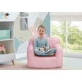 thumbnail image 2 of Sillón de Espuma Delta Children Cozee Sherpa Rosa para más de 18 meses, 2 of 6