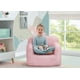 thumbnail image 2 of Sillón de Espuma Delta Children Cozee Sherpa Rosa para más de 18 meses, 2 of 6