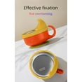 thumbnail image 2 of 2 Pieces Spill Proof Scoop Bowl with Suction Base,Plastic Bowl with Suction Bottom and Stainless Steel Liner,Adaptive Bowls for Disabled Adults,Handicapped, Parkinsons,Stroke,Elderly (Yellow), 2 of 18