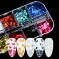 thumbnail image 3 of 1 Box Nail Sequins Butterfly Decorative 12 Color Nail Glitter Nail Decoration, 3 of 10