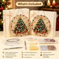 thumbnail image 5 of Christmas Pearl Art DIY Diamond Painting Hanging Suncatcher Ornament, Acrylic Rhinestone Gem Craft Pendant for Window, Wall, Door and Holiday Decor, 5 of 8