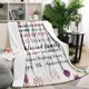 thumbnail image 2 of LHSHID to My Wife Gifts Blanket Anniversary Blanket You are My Life Letter Printed Flannel Blanket Warm Cozy Fuzzy Throw Blanket for Bedding Sofa and Travel 40x50in, 2 of 5