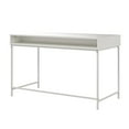 Ameriwood Home Jordyn Computer Desk with 2 Drawers, White Finish