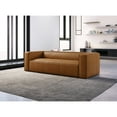 thumbnail image 3 of Omax Decor Mason 90" Modern Genuine Top Grain Leather Sofa in Tan, 3 of 10